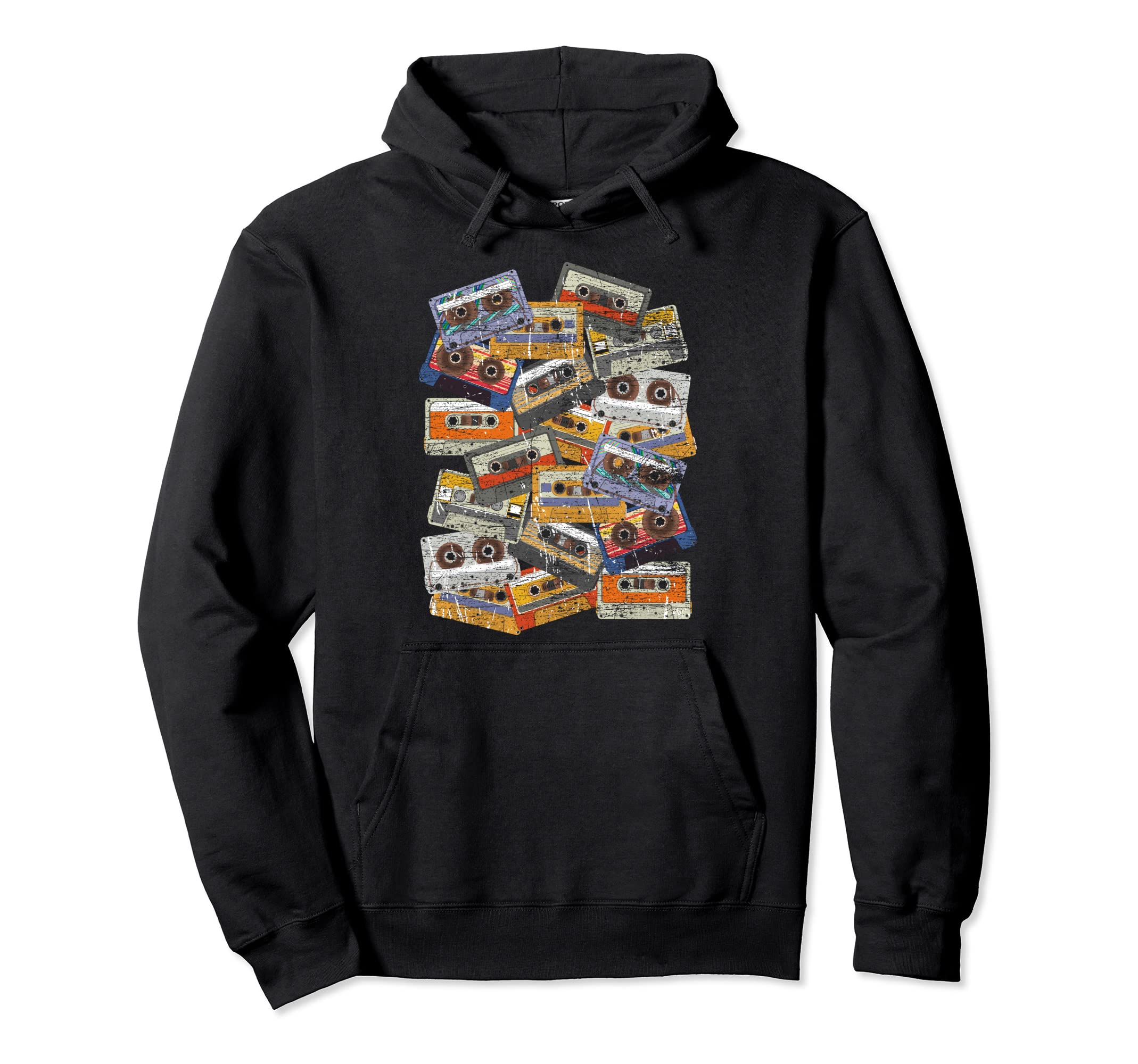 1980S Music Lover Tapes 80S Music Hoodie - Novelty Apparel for Adults - T-Shirt, Sweatshirt, Hoodie