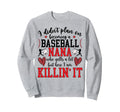 Becoming Baseball Nana Baseball Sweatshirt - Aesthetic Graphic for Adults - T-Shirt, Sweatshirt, Hoodie
