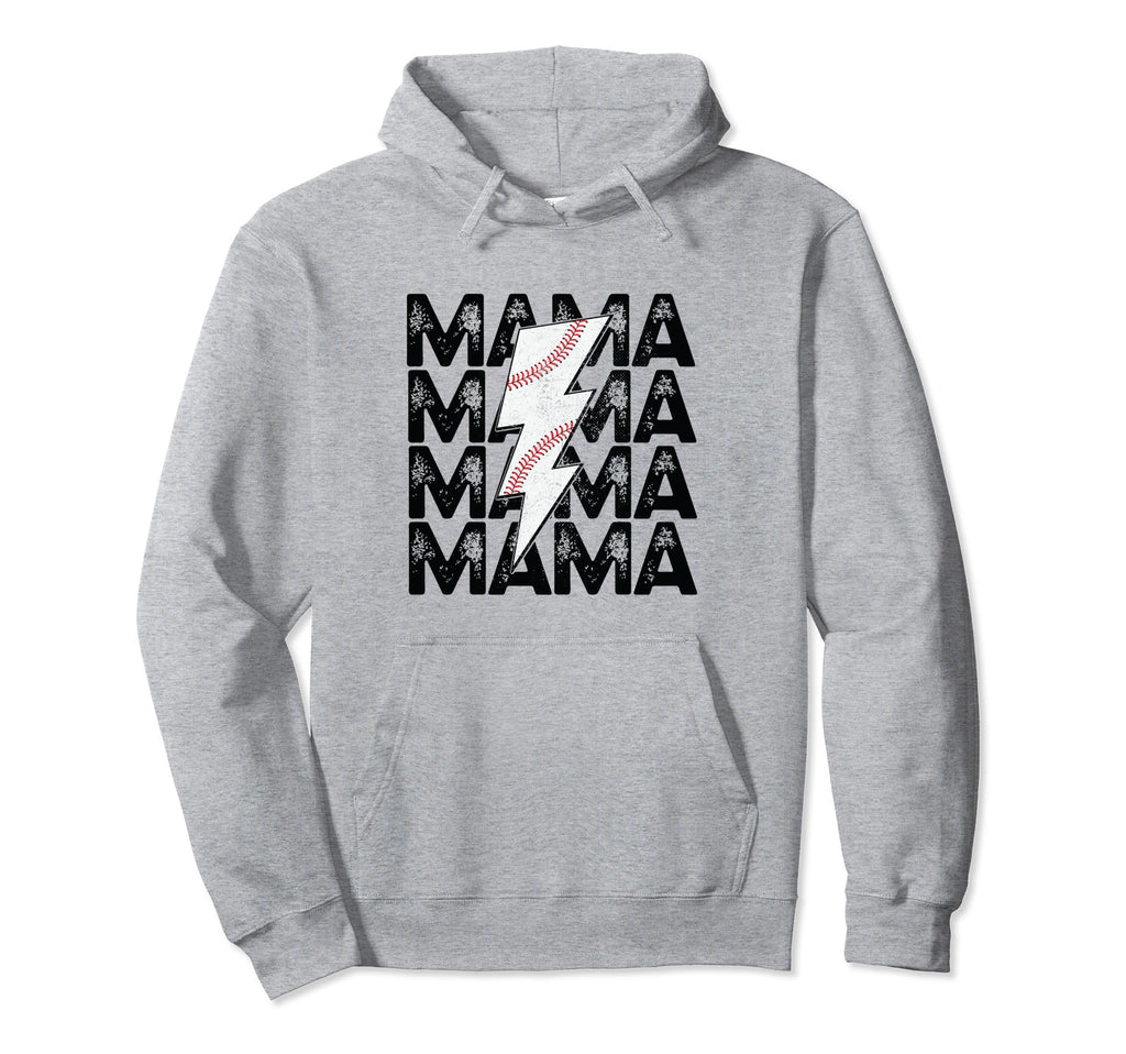 Baseball Mama Funny Sporty Hoodie - Trendy Graphic Men Women - T-Shirt, Sweatshirt, Hoodie