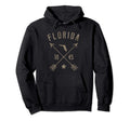 Florida Distressed Home State Map Hoodie - Fun Novelty Design Men Women - T-Shirt, Sweatshirt, Hoodie