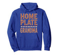 Home Plate Grandma Baseball Fan Hoodie - Minimalist Print Unisex - T-Shirt, Sweatshirt, Hoodie