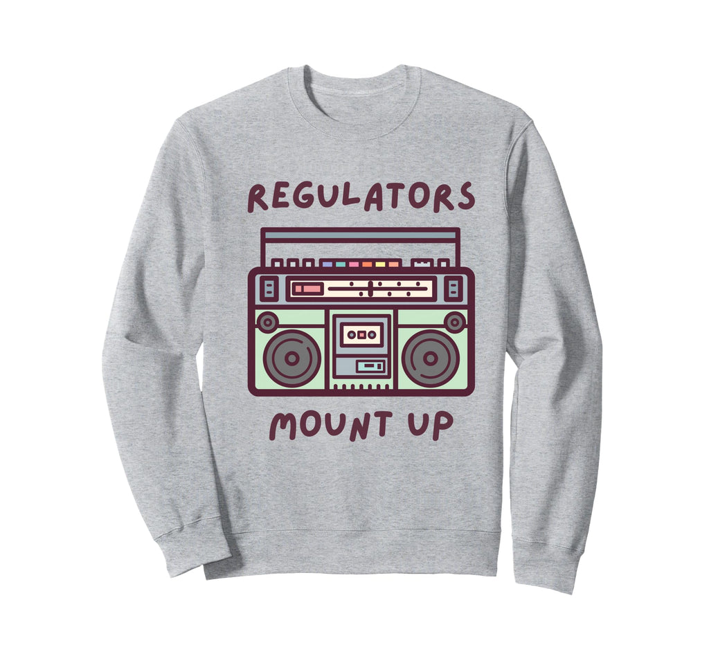 Regulators Mount Up 90S Old Sweatshirt - Aesthetic Graphic for Adults - T-Shirt, Sweatshirt, Hoodie