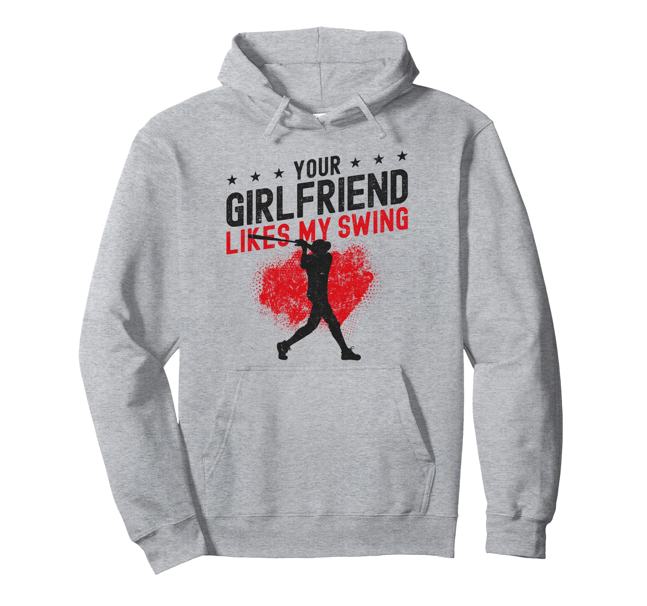 Baseball Fan Batter Your Girlfriend Likes Hoodie - Minimalist Print Unisex - T-Shirt, Sweatshirt, Hoodie