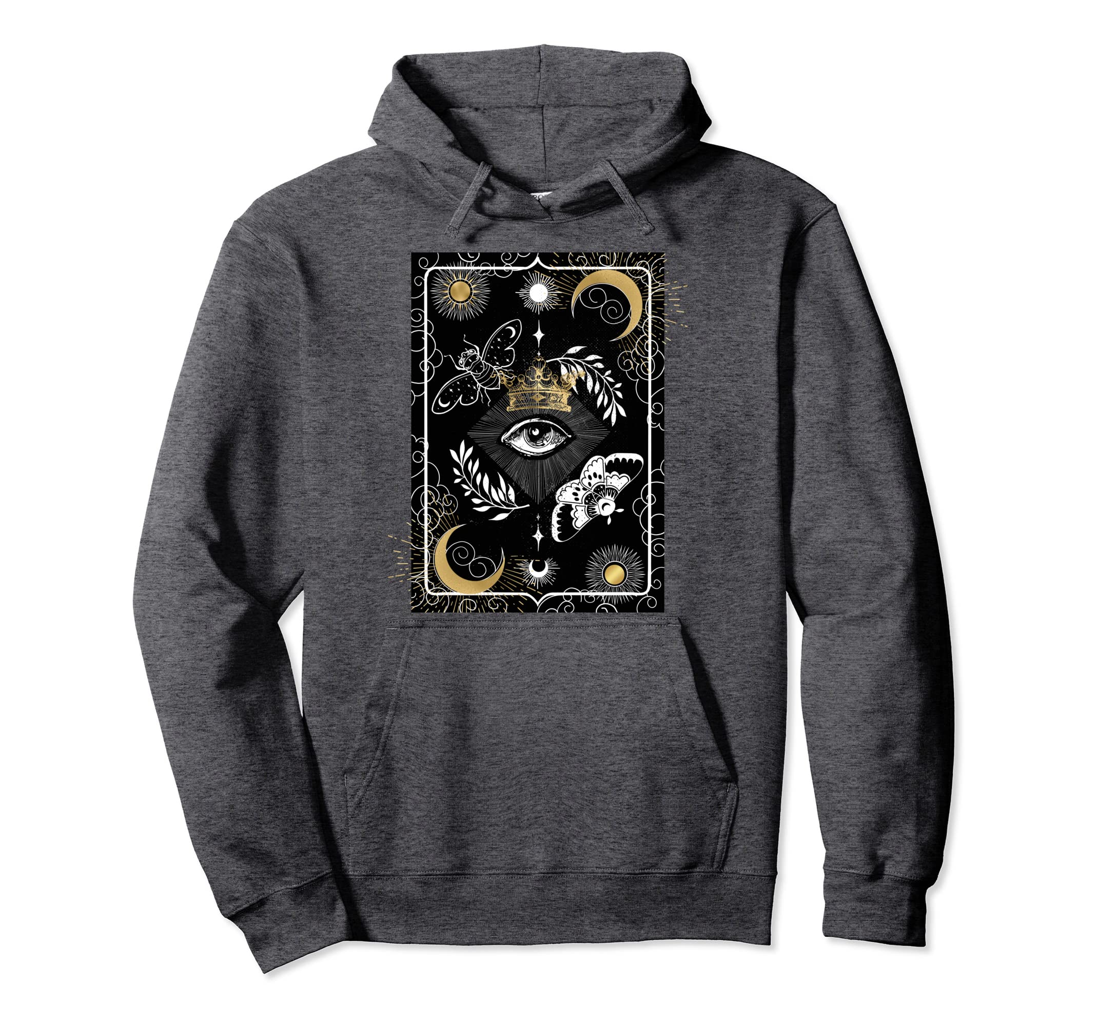 Witchy Goth Mystic Eye Fairy Grunge Hoodie - Streetwear Style Men Women - T-Shirt, Sweatshirt, Hoodie
