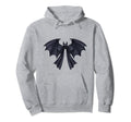 Coquette Bow Bat Halloween Bow Hoodie - Streetwear Style for Adults - T-Shirt, Sweatshirt, Hoodie