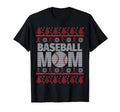 Red And White Baseball Mom Ugly T-Shirt - Casual Everyday Wear Unisex - T-Shirt, Sweatshirt, Hoodie