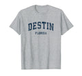 Destin Florida Fl Varsity Sports Navy T-Shirt - Streetwear Style Unisex - T-Shirt, Sweatshirt, Hoodie