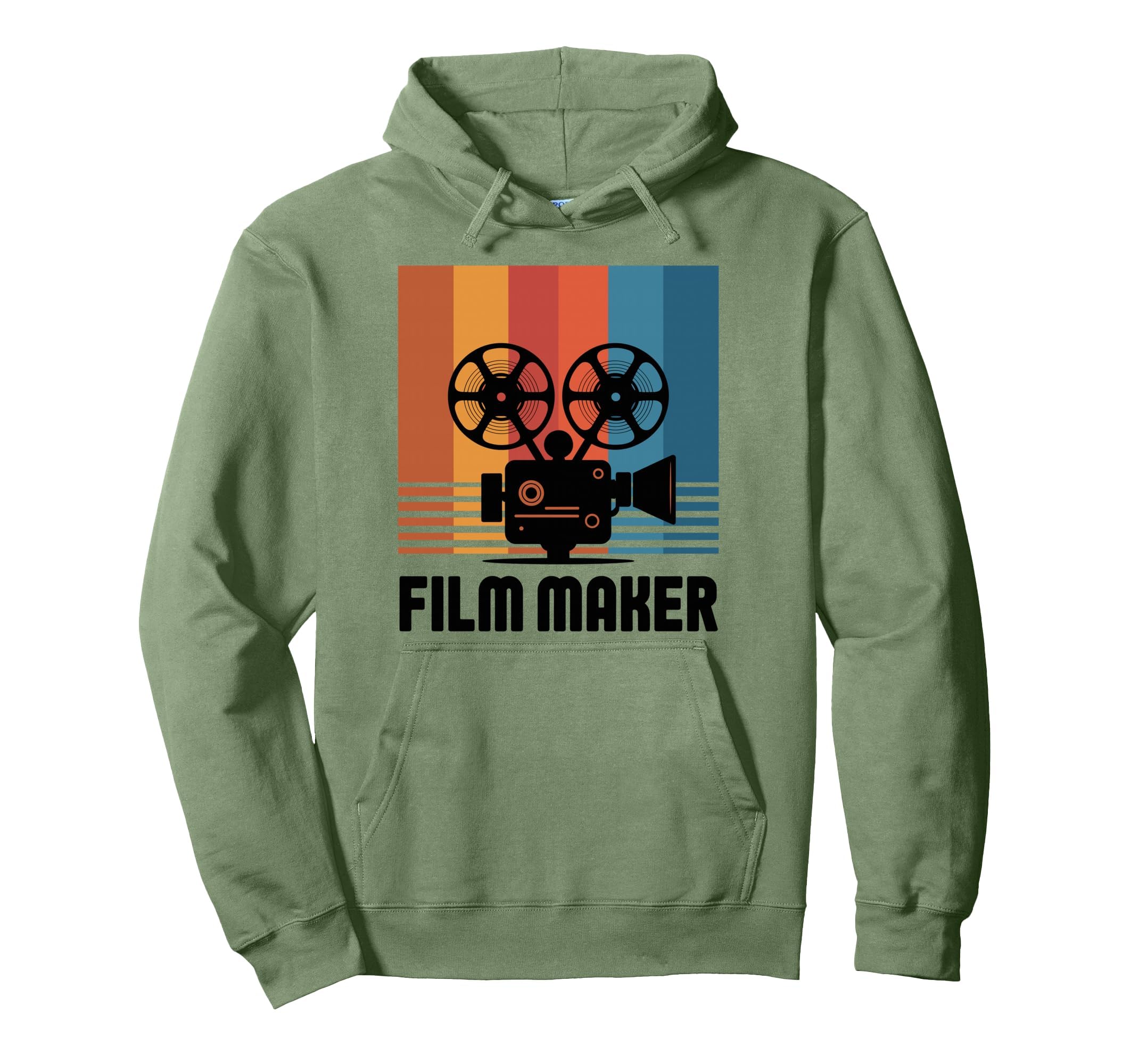 Film Maker Camera Filmmaking Crew Hoodie - Fun Novelty Design for Adults - T-Shirt, Sweatshirt, Hoodie