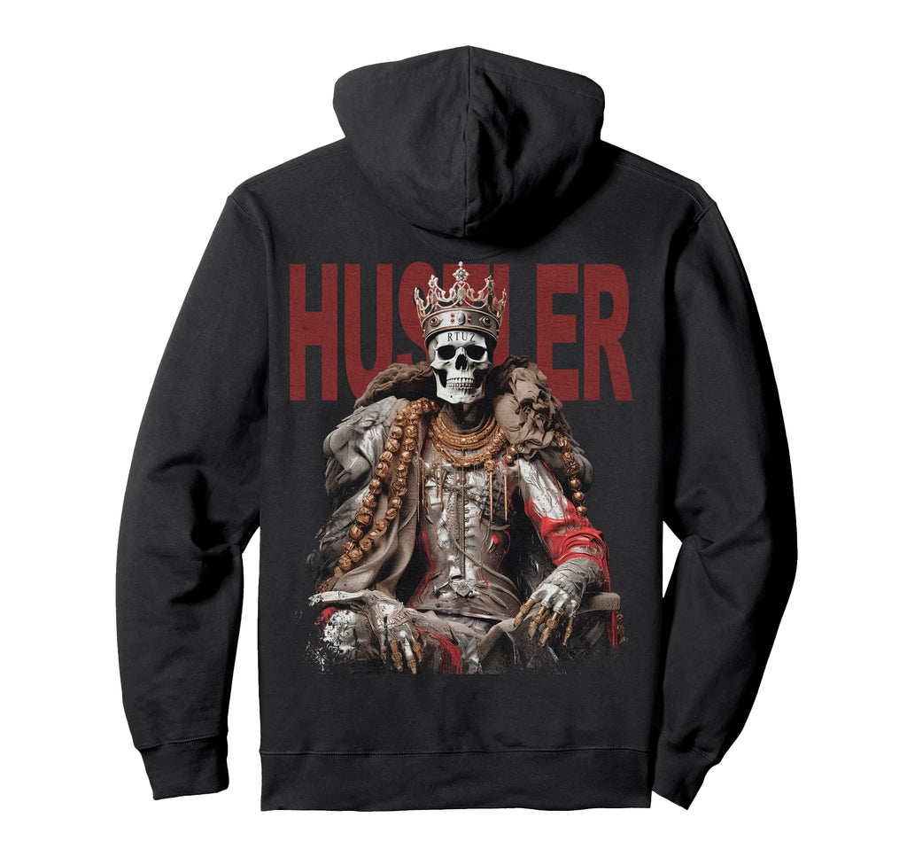 Back Y2K Streetwear Skull Hoodie - Novelty Apparel Men Women - T-Shirt, Sweatshirt, Hoodie