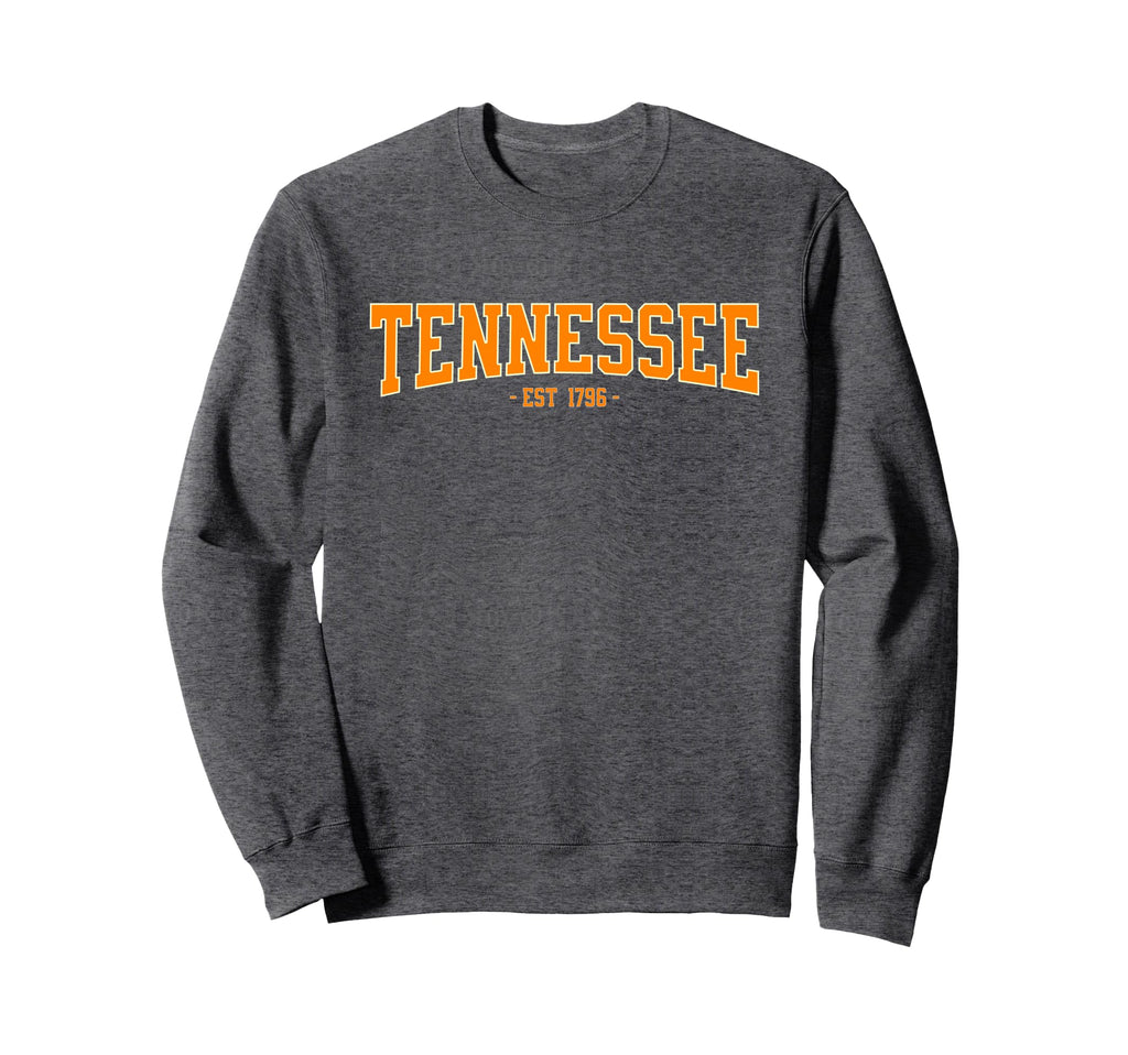 Tn Varsity Tennessee Sweatshirt - Casual Everyday Wear Men Women - T-Shirt, Sweatshirt, Hoodie