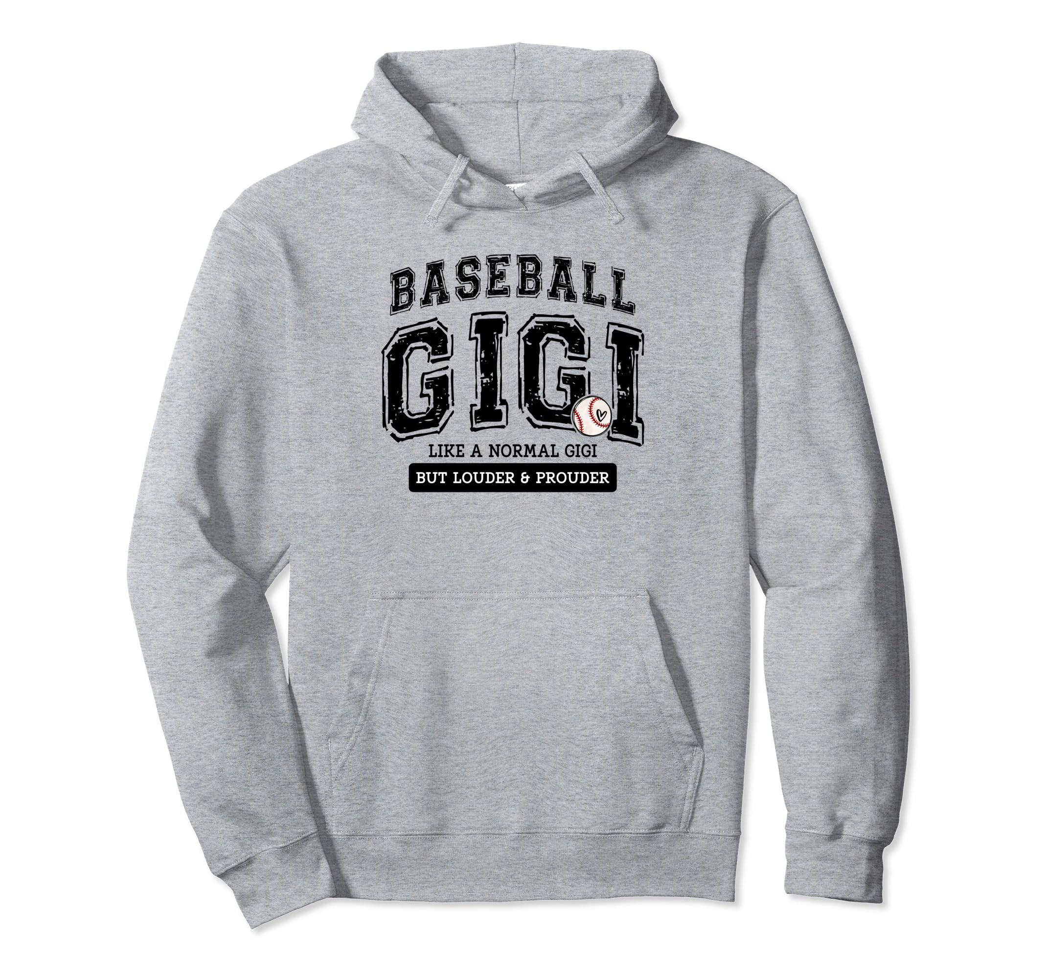 Baseball Gigi Varsity Like Normal But Hoodie - Graphic Print Men Women - T-Shirt, Sweatshirt, Hoodie