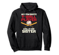 Favorite Tball Player Sister Baseball Hoodie - Unique Graphic Unisex - T-Shirt, Sweatshirt, Hoodie