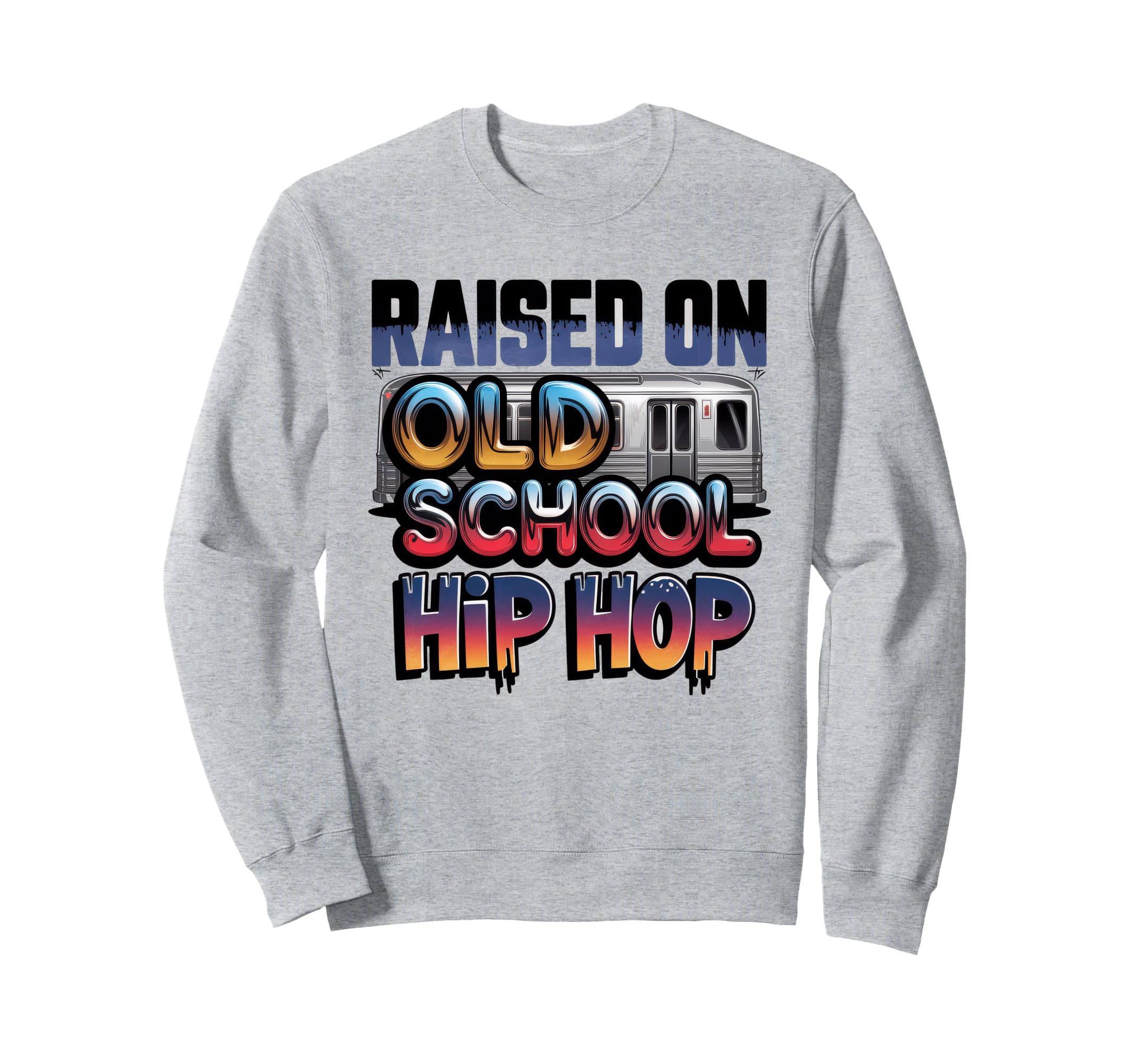 Raised Old School Hip Hop Cassette Sweatshirt - Trendy Graphic Men Women - T-Shirt, Sweatshirt, Hoodie