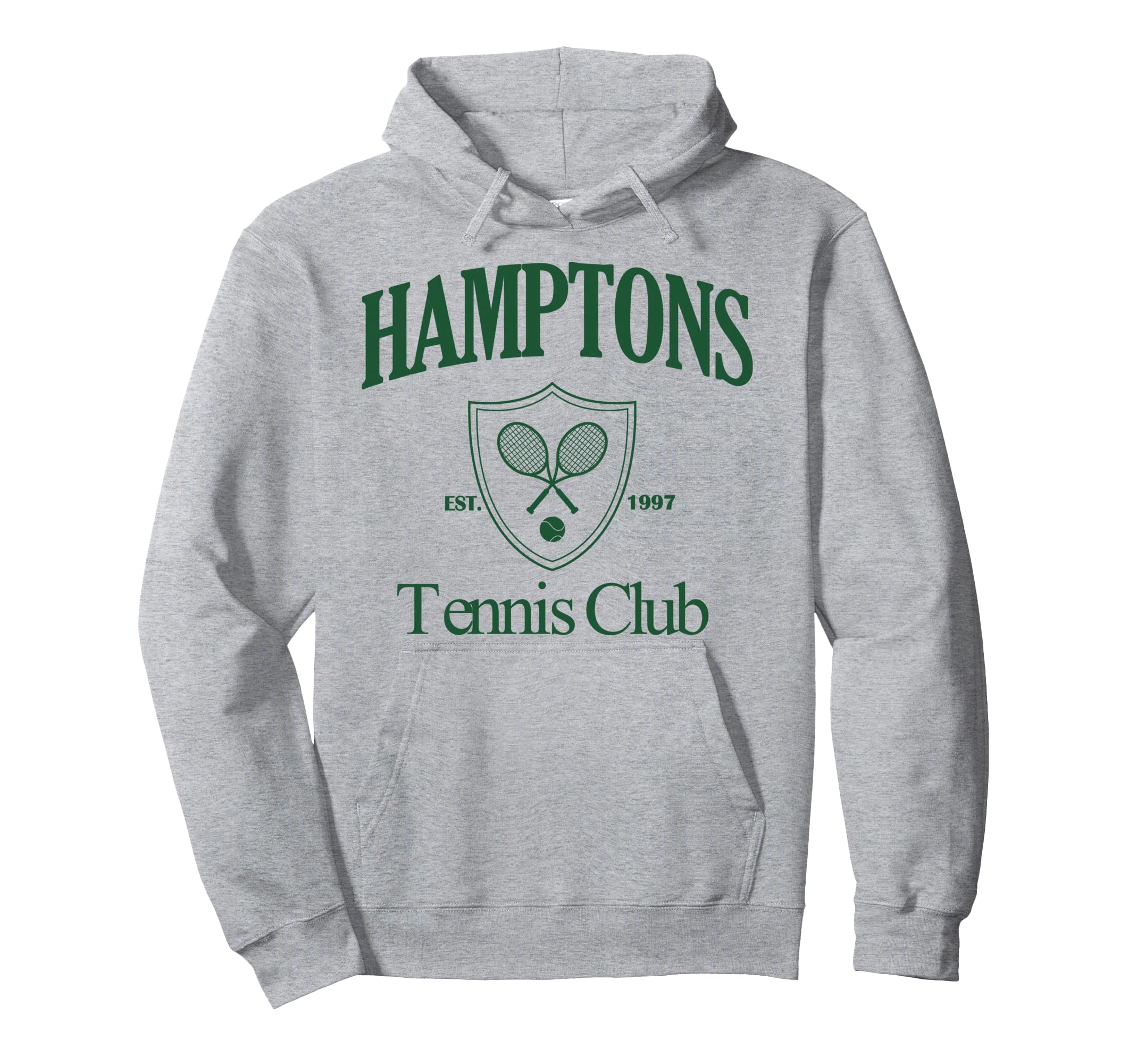 Hamptons Tennis Club 90S Aesthetic Hoodie - Trendy Graphic Unisex - T-Shirt, Sweatshirt, Hoodie