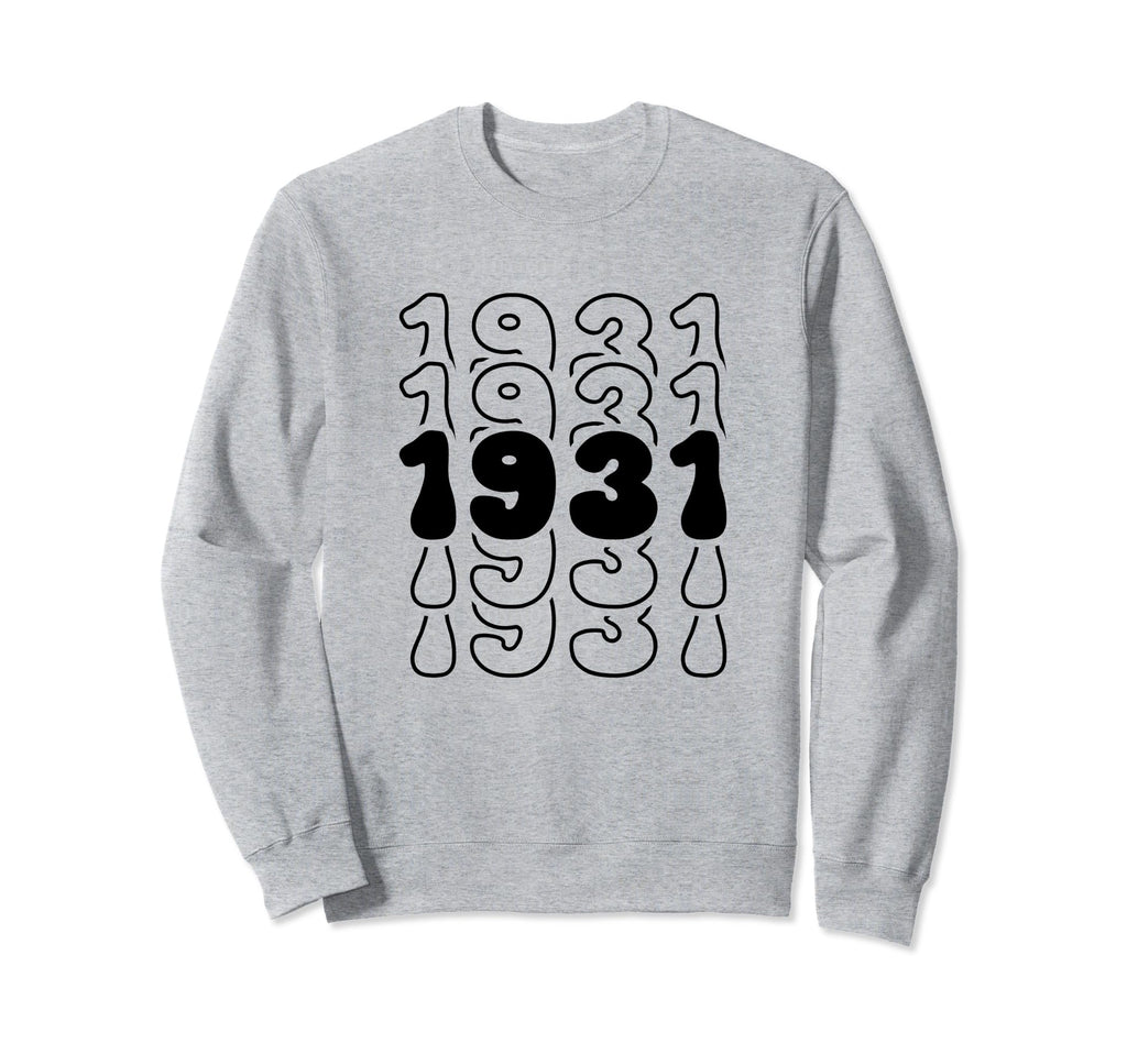 93 Year Old Groovy 93Rd Birthday Boho Sweatshirt - Trendy Graphic Unisex - T-Shirt, Sweatshirt, Hoodie