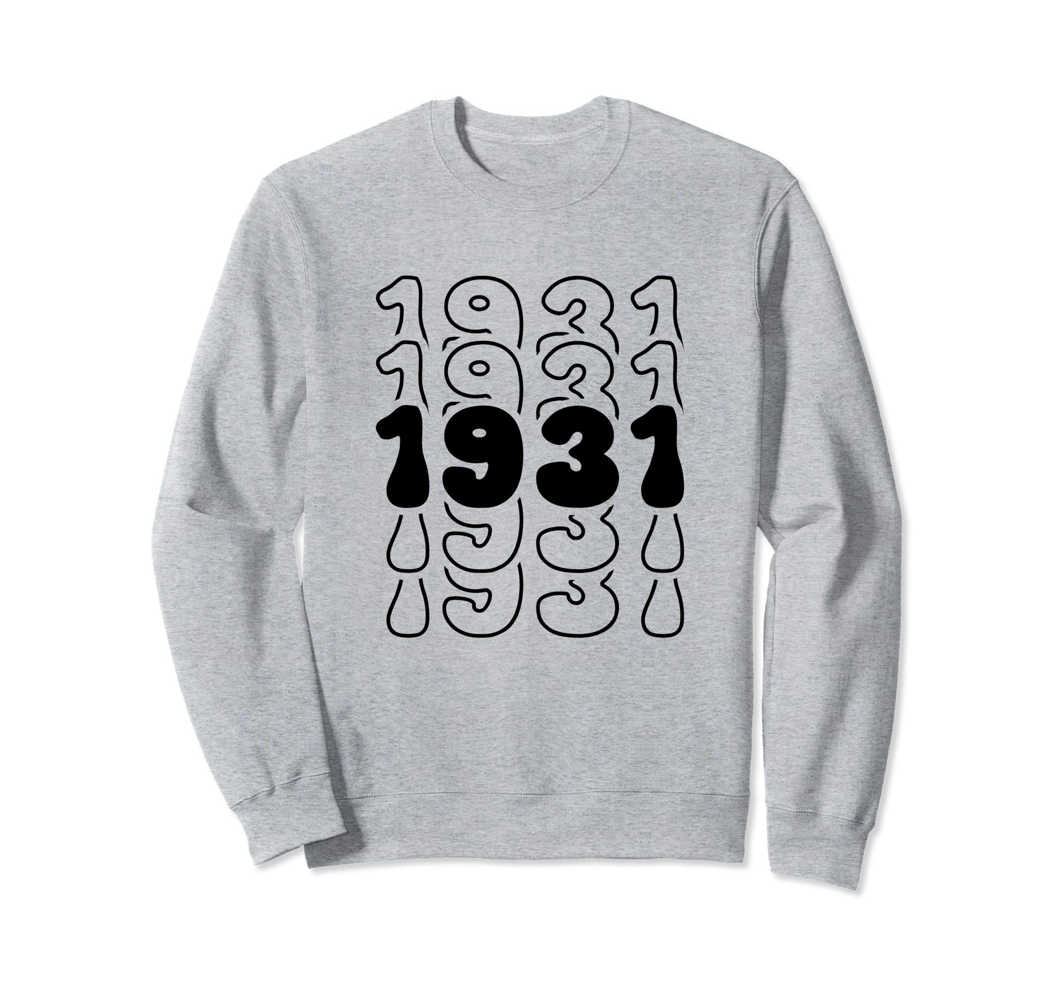 93 Year Old Groovy 93Rd Birthday Boho Sweatshirt - Trendy Graphic Unisex - T-Shirt, Sweatshirt, Hoodie