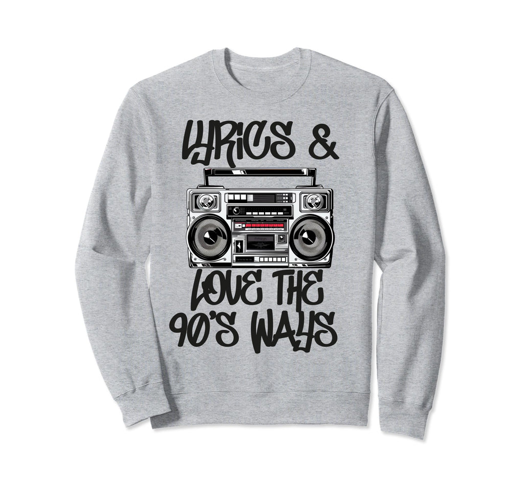 Hip Hop Old School 90S Rap 50Th Year Sweatshirt - Graphic Print Unisex - T-Shirt, Sweatshirt, Hoodie