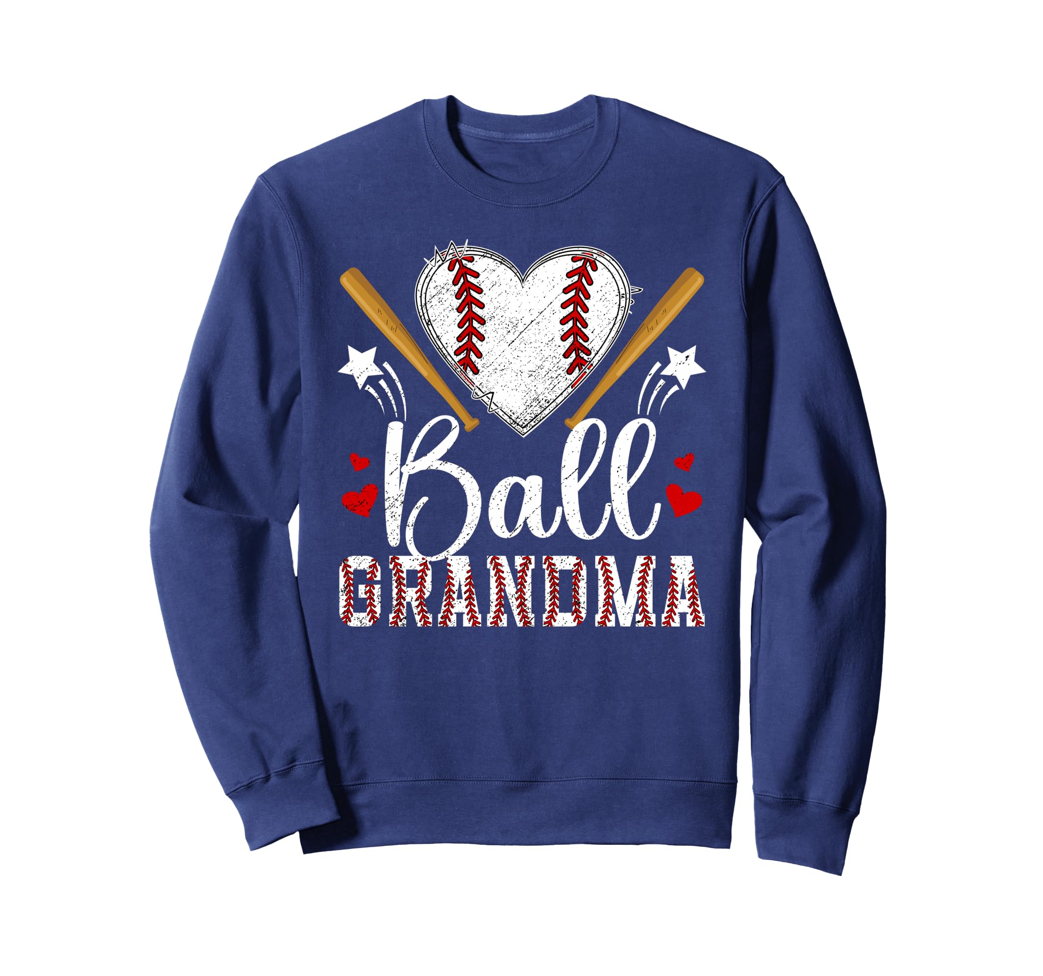 Ball Grandma Baseball Grandma Sweatshirt - Custom Art Print for Adults - T-Shirt, Sweatshirt, Hoodie