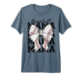 Baseball Mama Coquette Bow Mothers Day T-Shirt - Streetwear Style Unisex - T-Shirt, Sweatshirt, Hoodie