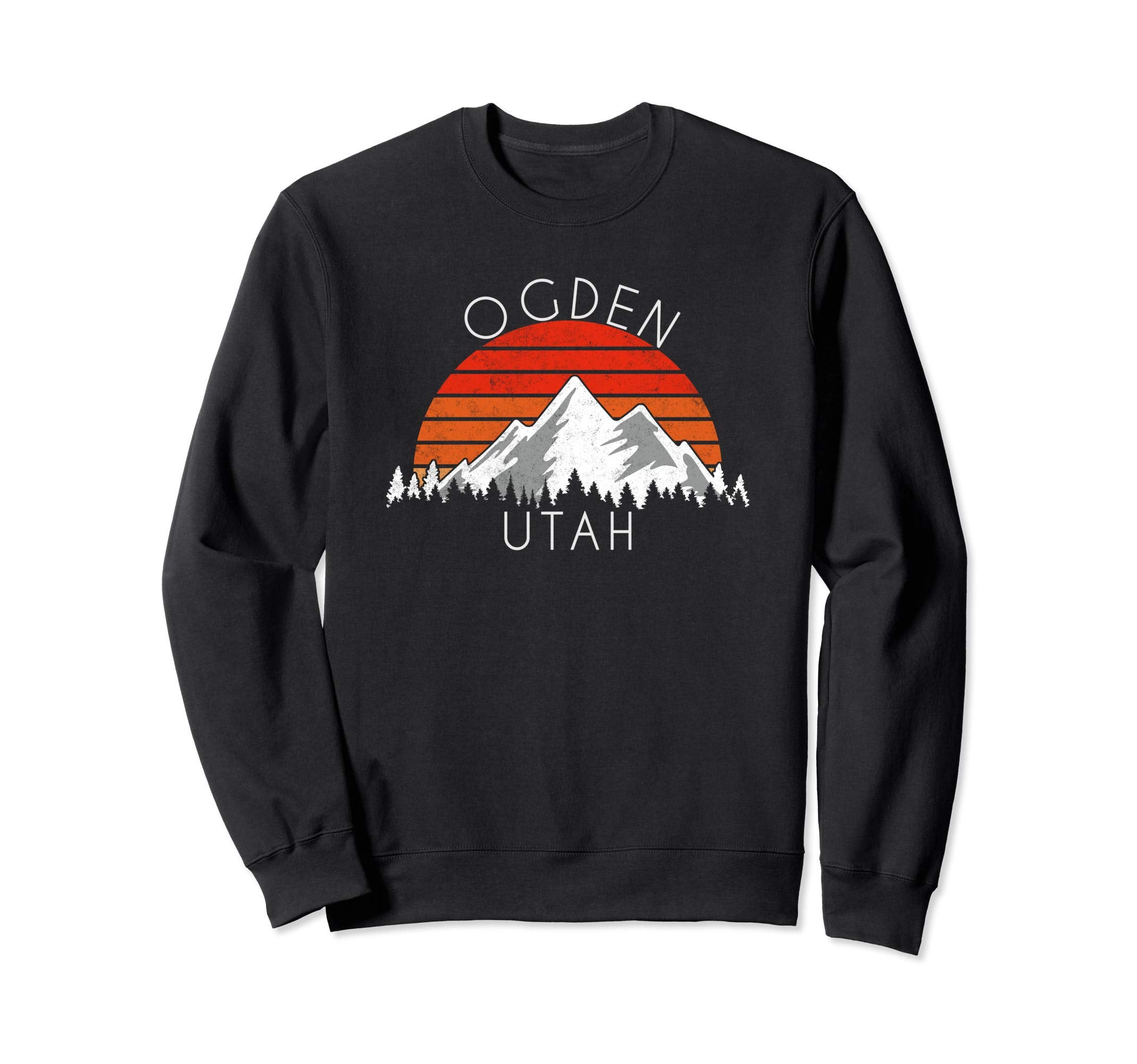 Ogden Utah Distressed Sweatshirt - Custom Art Print Men Women - T-Shirt, Sweatshirt, Hoodie