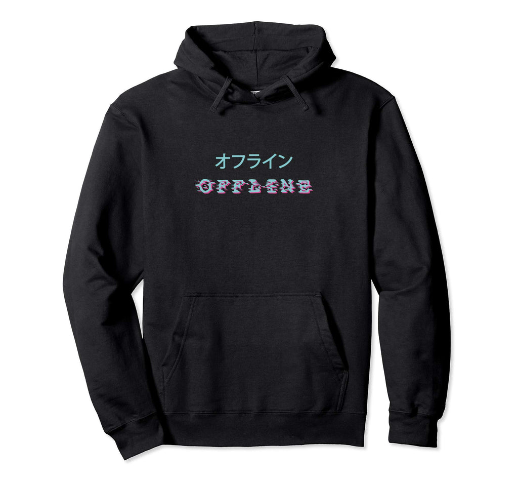 Vaporwave Aesthetic Offline Gift Teen Hoodie - Fun Novelty Design Men Women - T-Shirt, Sweatshirt, Hoodie