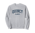 Quincy Illinois Il Varsity Sports Sweatshirt - Custom Art Print for Adults - T-Shirt, Sweatshirt, Hoodie