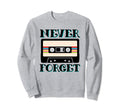 80S Eighties Music Rocks Cassette Sweatshirt - Aesthetic Graphic Men Women - T-Shirt, Sweatshirt, Hoodie