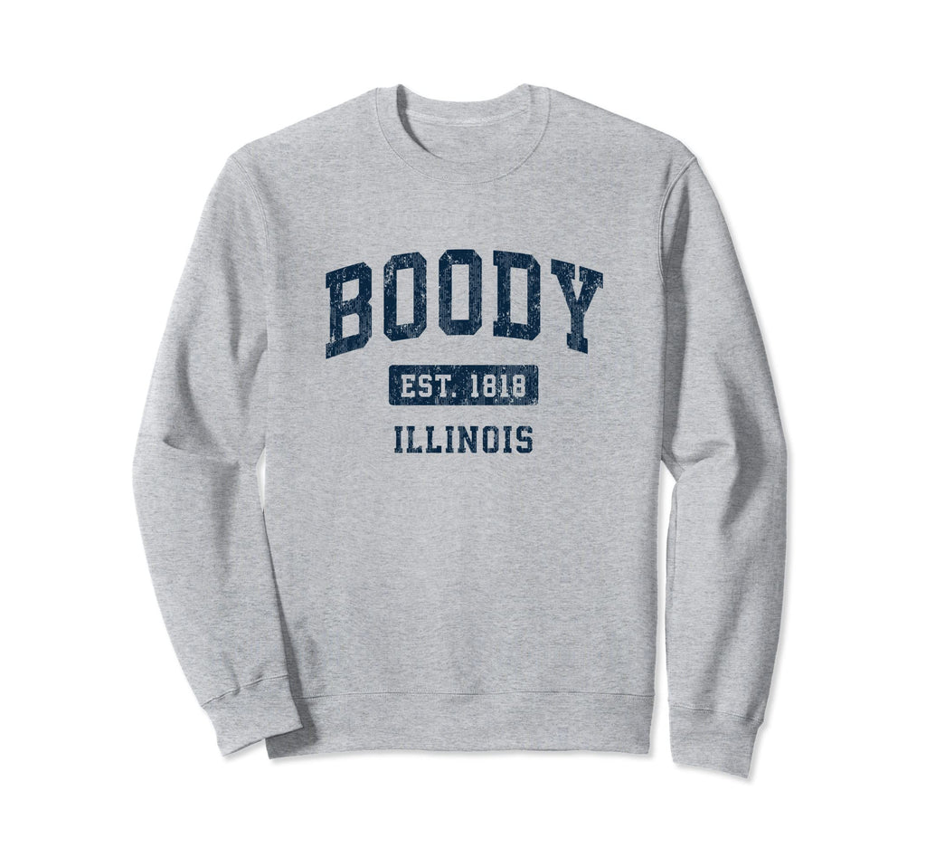Boody Illinois Il Athletic Sports Sweatshirt - Graphic Print for Adults - T-Shirt, Sweatshirt, Hoodie