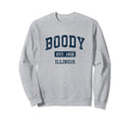 Boody Illinois Il Athletic Sports Sweatshirt - Graphic Print for Adults - T-Shirt, Sweatshirt, Hoodie
