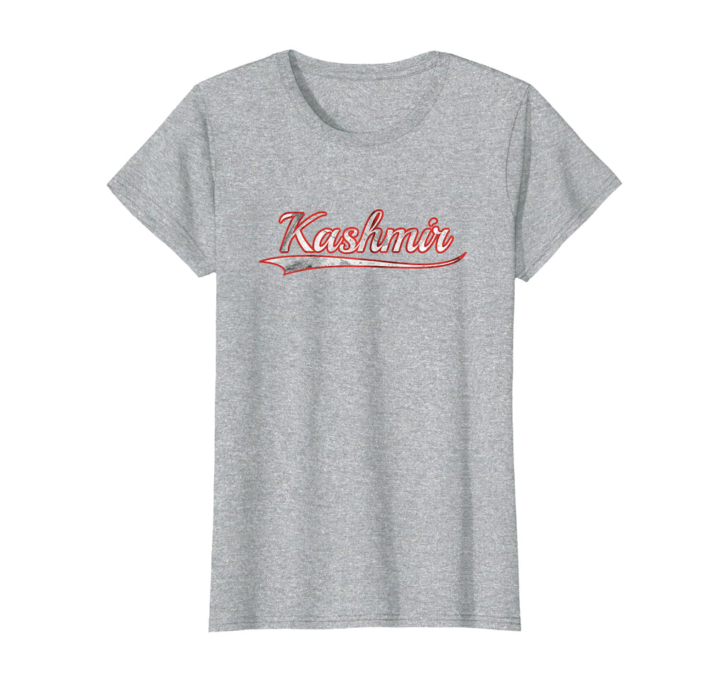 Kashmir Varsity Distressed Throwback T-Shirt - Novelty Apparel Men Women - T-Shirt, Sweatshirt, Hoodie