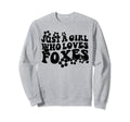 Groovy Boho Hippie Just Who Loves Sweatshirt - Aesthetic Graphic Unisex - T-Shirt, Sweatshirt, Hoodie