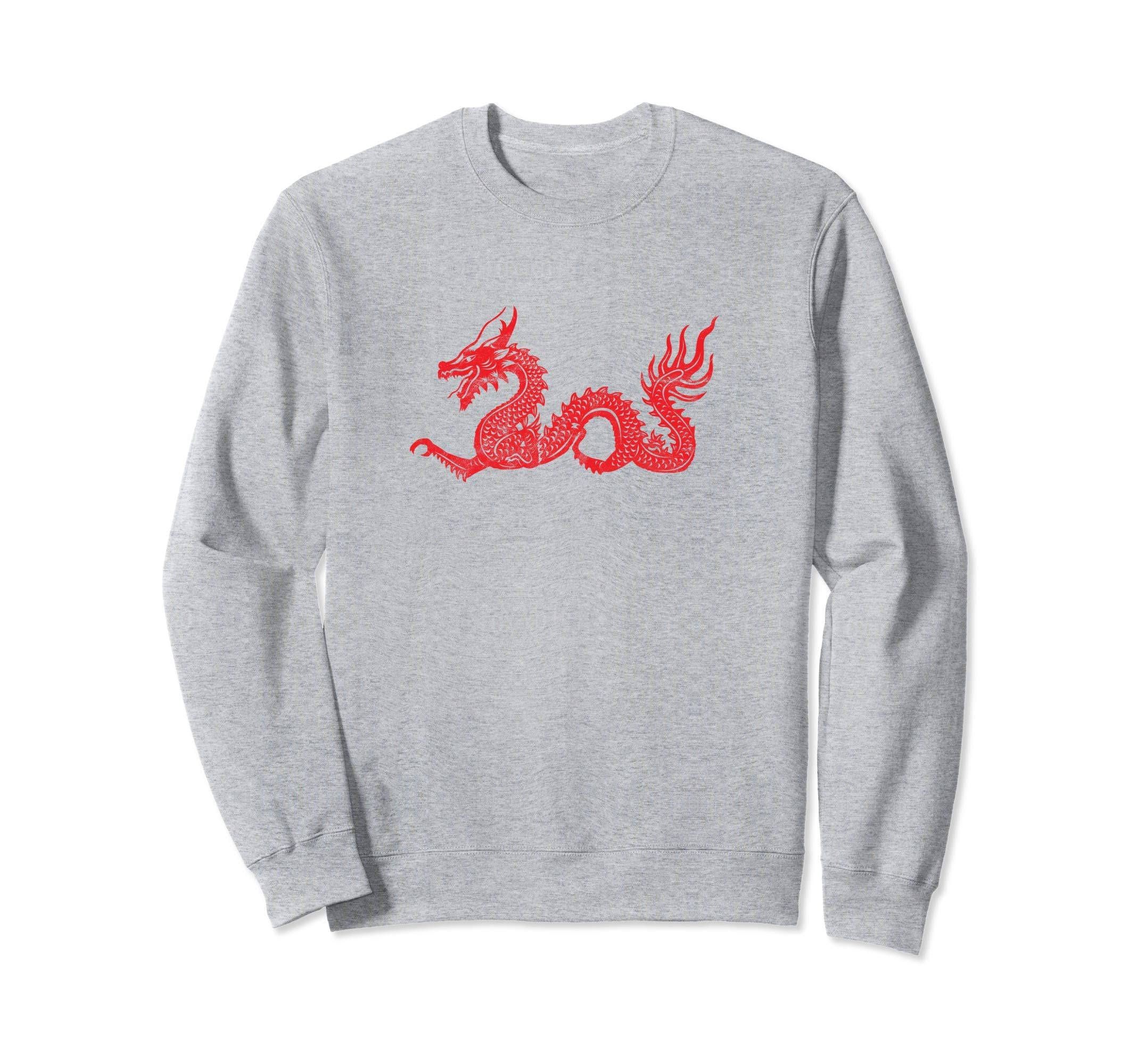 Japanese Asethetic Dragon Grunge Sweatshirt - Casual Everyday Wear Unisex - T-Shirt, Sweatshirt, Hoodie
