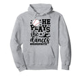 He Plays She Dances Mom Both Dancing Hoodie - Unique Graphic for Adults - T-Shirt, Sweatshirt, Hoodie