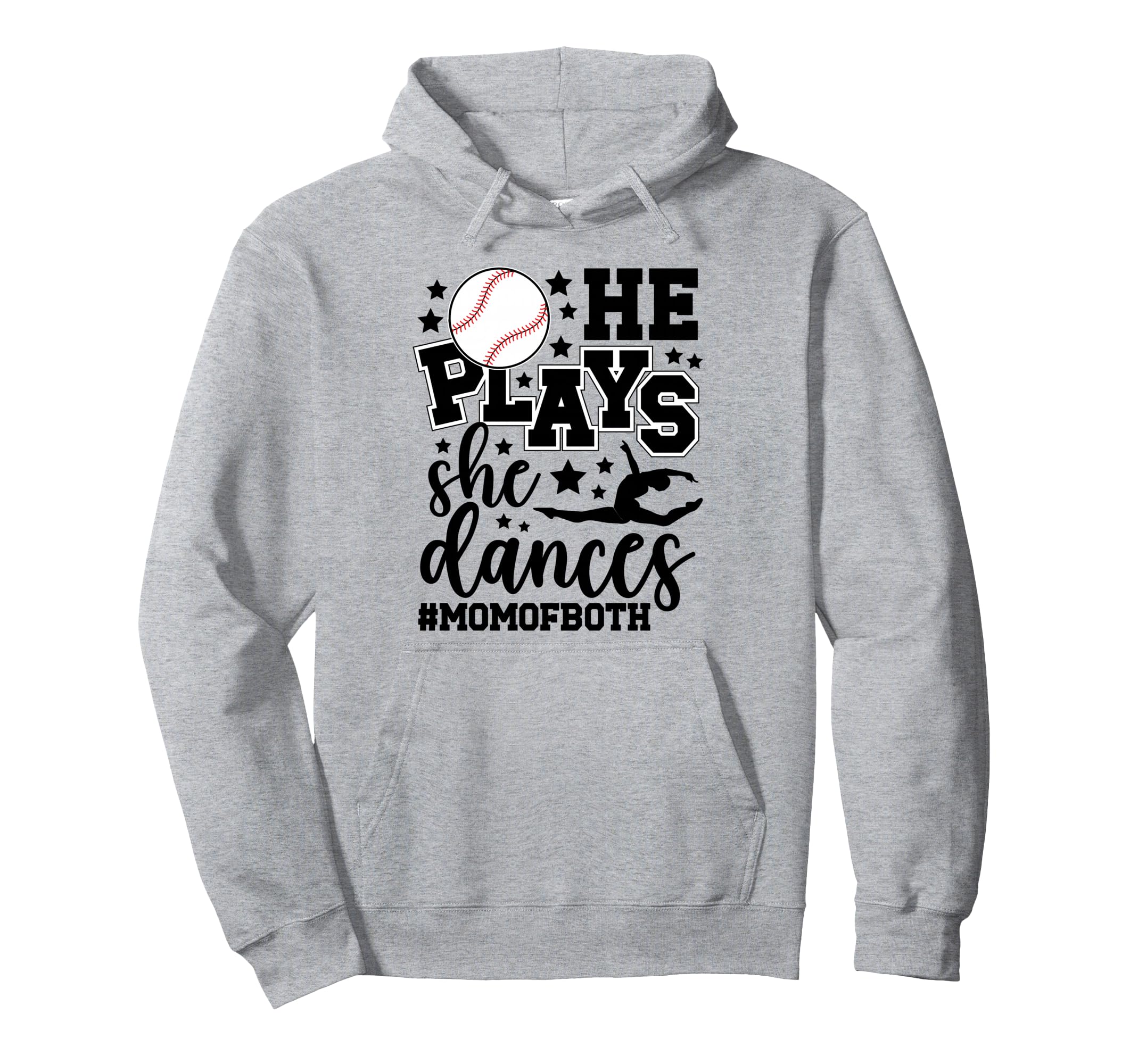 He Plays She Dances Mom Both Dancing Hoodie - Unique Graphic for Adults - T-Shirt, Sweatshirt, Hoodie