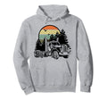 Bobtail Semi Truck Forest Sunset Hoodie - Casual Everyday Wear Unisex - T-Shirt, Sweatshirt, Hoodie