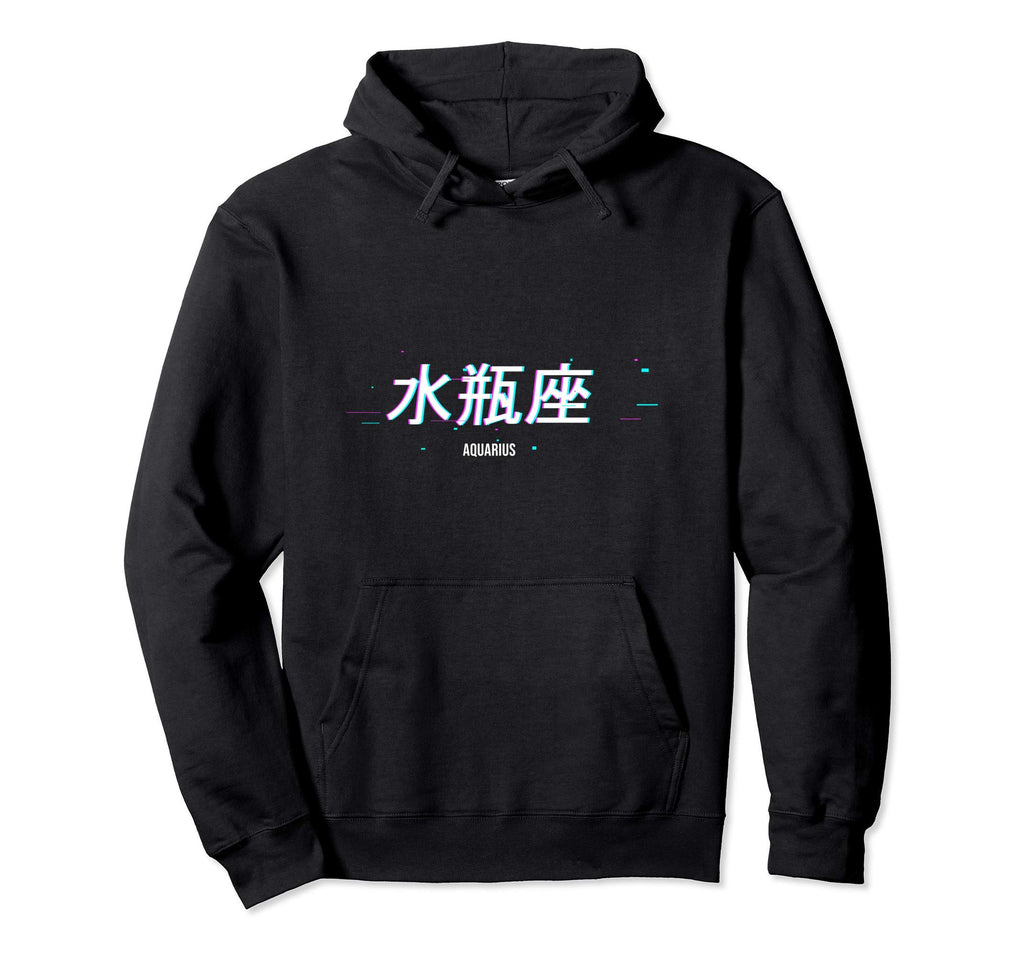 Japanese Aesthetic Vaporwave Glitch Hoodie - Unique Graphic for Adults - T-Shirt, Sweatshirt, Hoodie