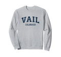 Vail Colorado Co Varsity Sports Sweatshirt - Casual Everyday Wear Unisex - T-Shirt, Sweatshirt, Hoodie