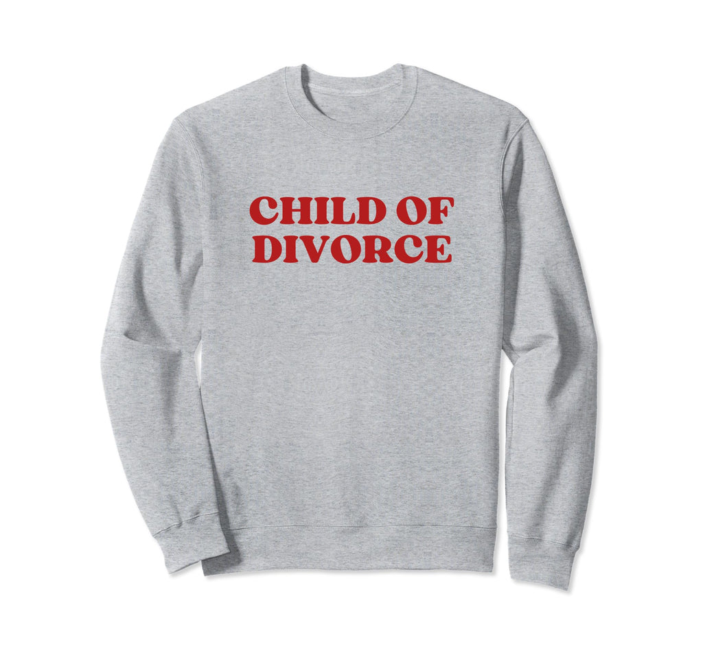 Child Divorce Y2K Aesthetic Sweatshirt - Minimalist Print Men Women - T-Shirt, Sweatshirt, Hoodie