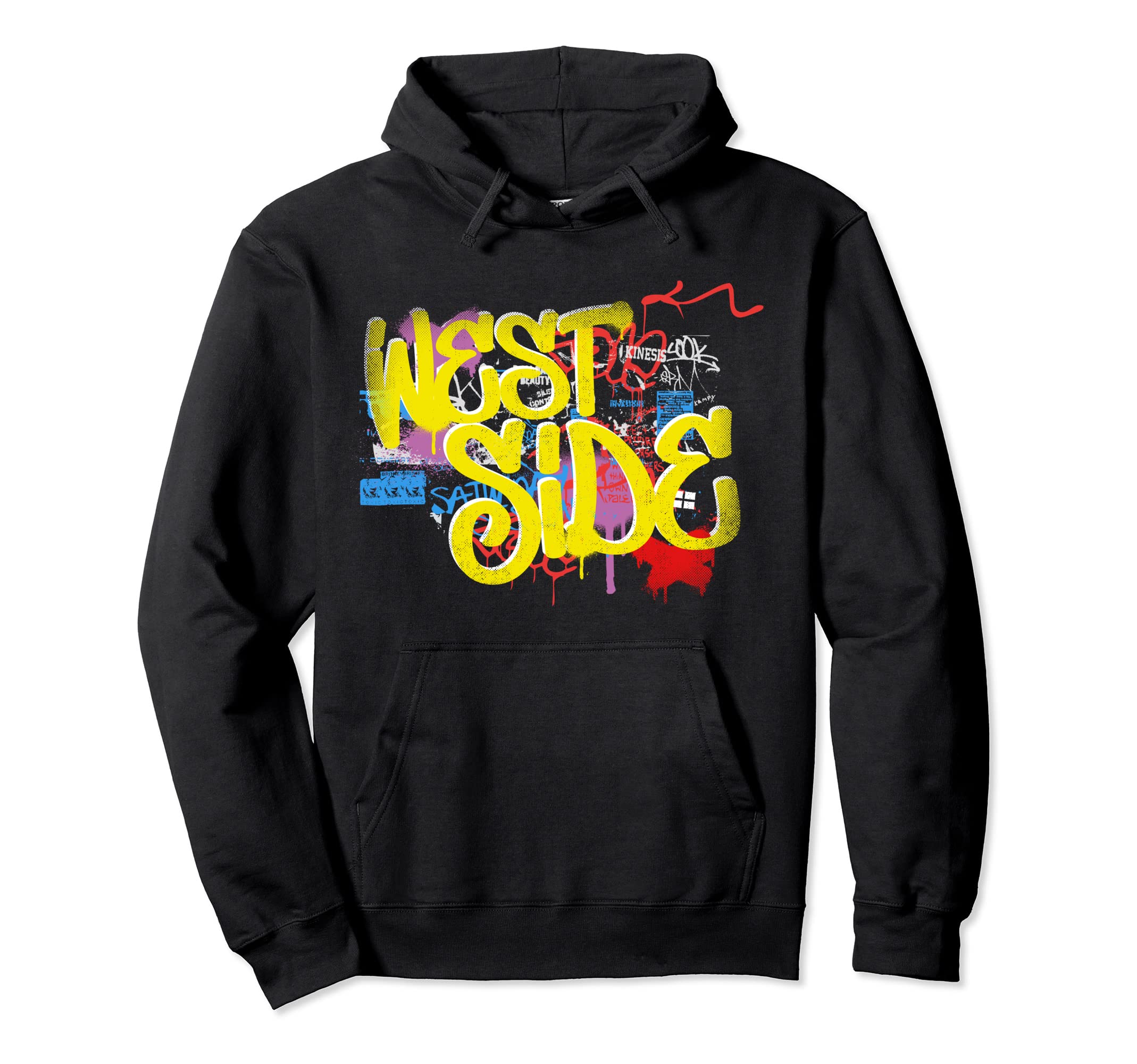 Fresh West Side 80S 90S Hip Hop Rap Old Hoodie - Novelty Apparel Men Women - T-Shirt, Sweatshirt, Hoodie