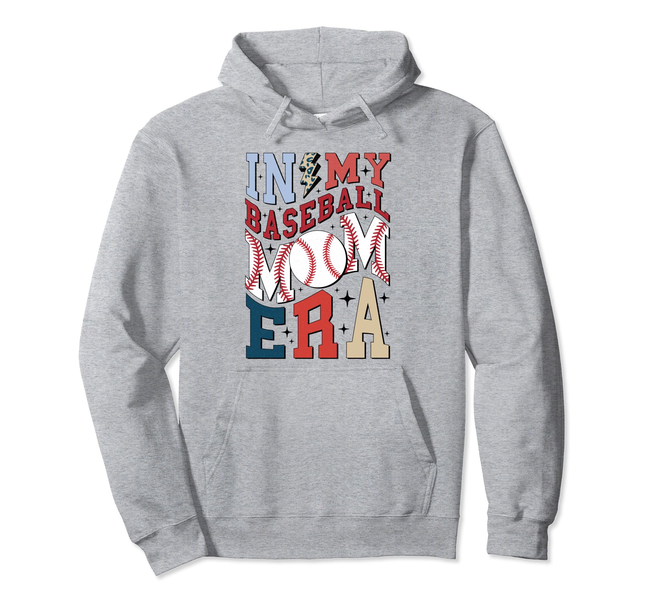 Funny My Baseball Mom Era Sport Hoodie - Unique Graphic Men Women - T-Shirt, Sweatshirt, Hoodie