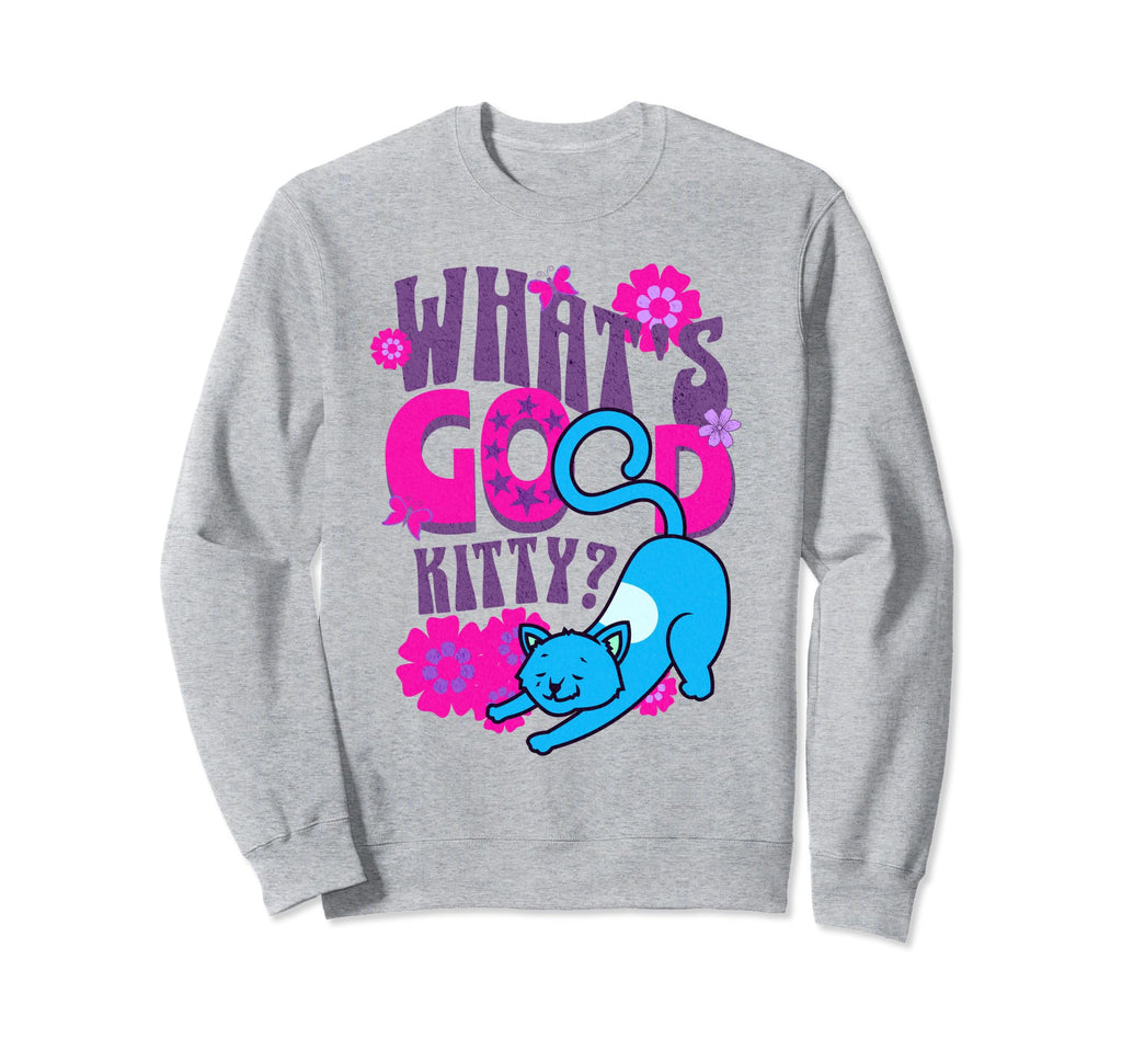 1960S Hippy Cat Boho Floral Cat Sweatshirt - Fun Novelty Design Men Women - T-Shirt, Sweatshirt, Hoodie