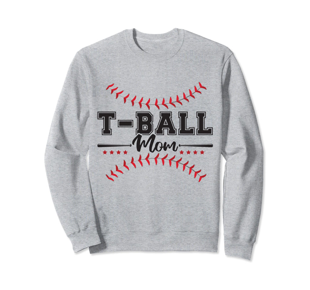 T Ball Mama Baseball Tball Mom Sweatshirt - Aesthetic Graphic Men Women - T-Shirt, Sweatshirt, Hoodie