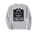 Gamer Dad Funny Dad Day Gamer Night Sweatshirt - Custom Art Print Unisex - T-Shirt, Sweatshirt, Hoodie