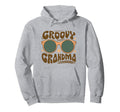 Flower Power Hippie Groovy Grandma Hoodie - Custom Art Print Men Women - T-Shirt, Sweatshirt, Hoodie