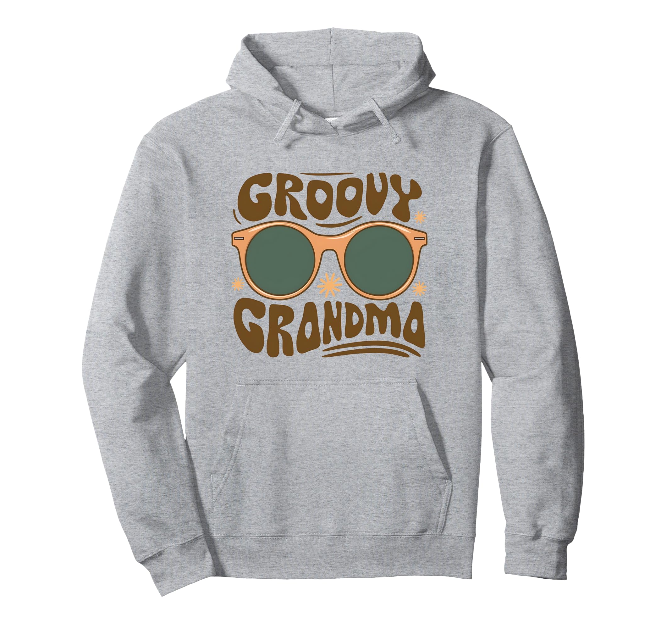 Flower Power Hippie Groovy Grandma Hoodie - Custom Art Print Men Women - T-Shirt, Sweatshirt, Hoodie