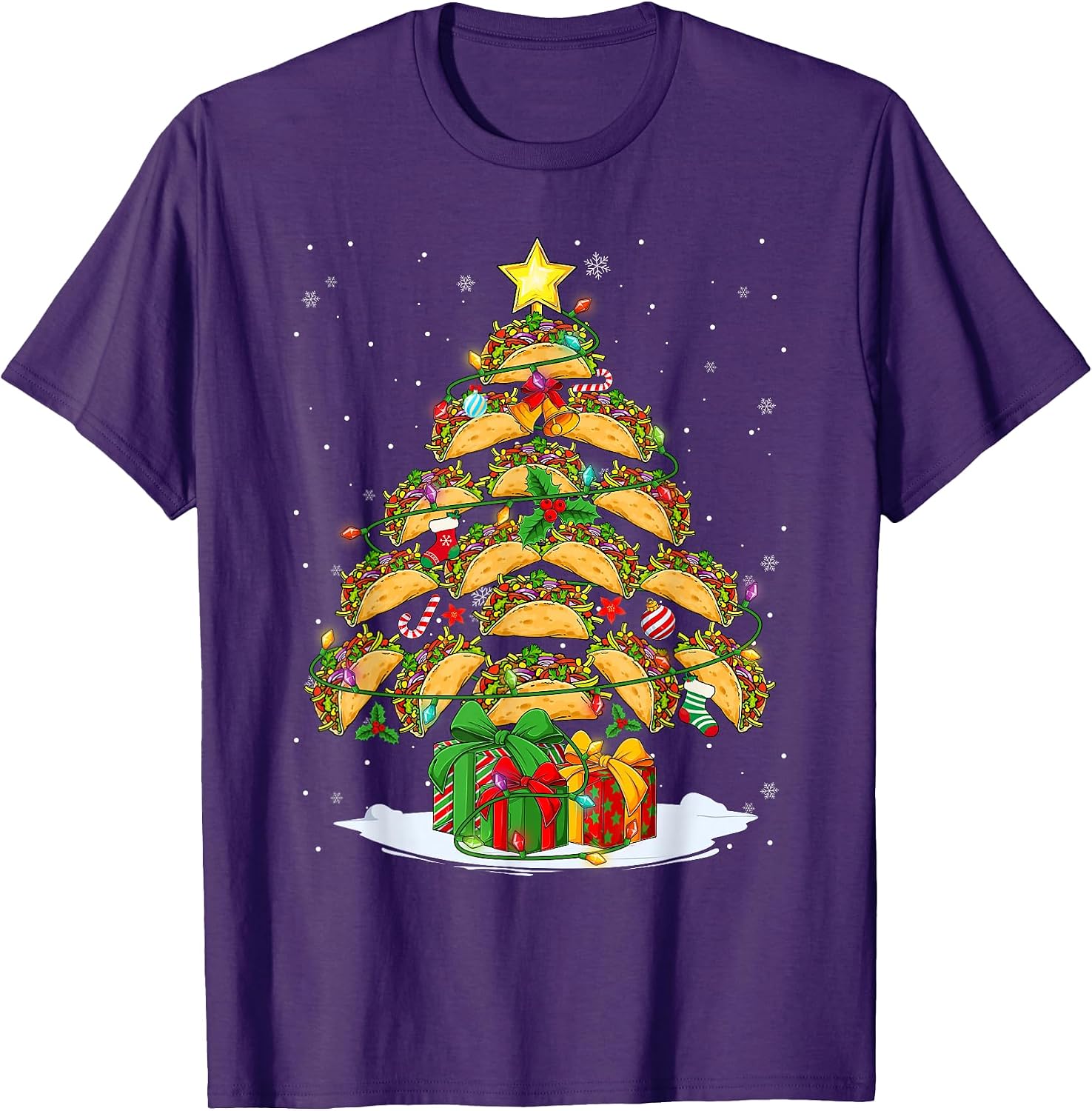 Drea Taco Lovers Ugly Sweater Christmas Xmas PJS - Adult & Kids T-Shirts, Sweatshirts & Hoodies apparel design preview 1