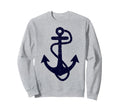 Distressed Sailing Boat Nautical Grungy Sweatshirt - Graphic Print Unisex - T-Shirt, Sweatshirt, Hoodie