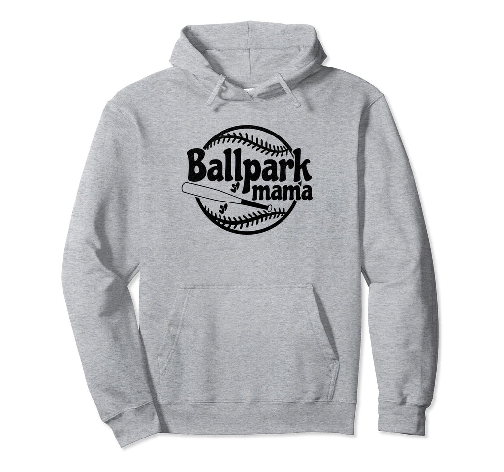 Funny Baseball Ballpark Mama Hoodie - Custom Art Print Unisex - T-Shirt, Sweatshirt, Hoodie