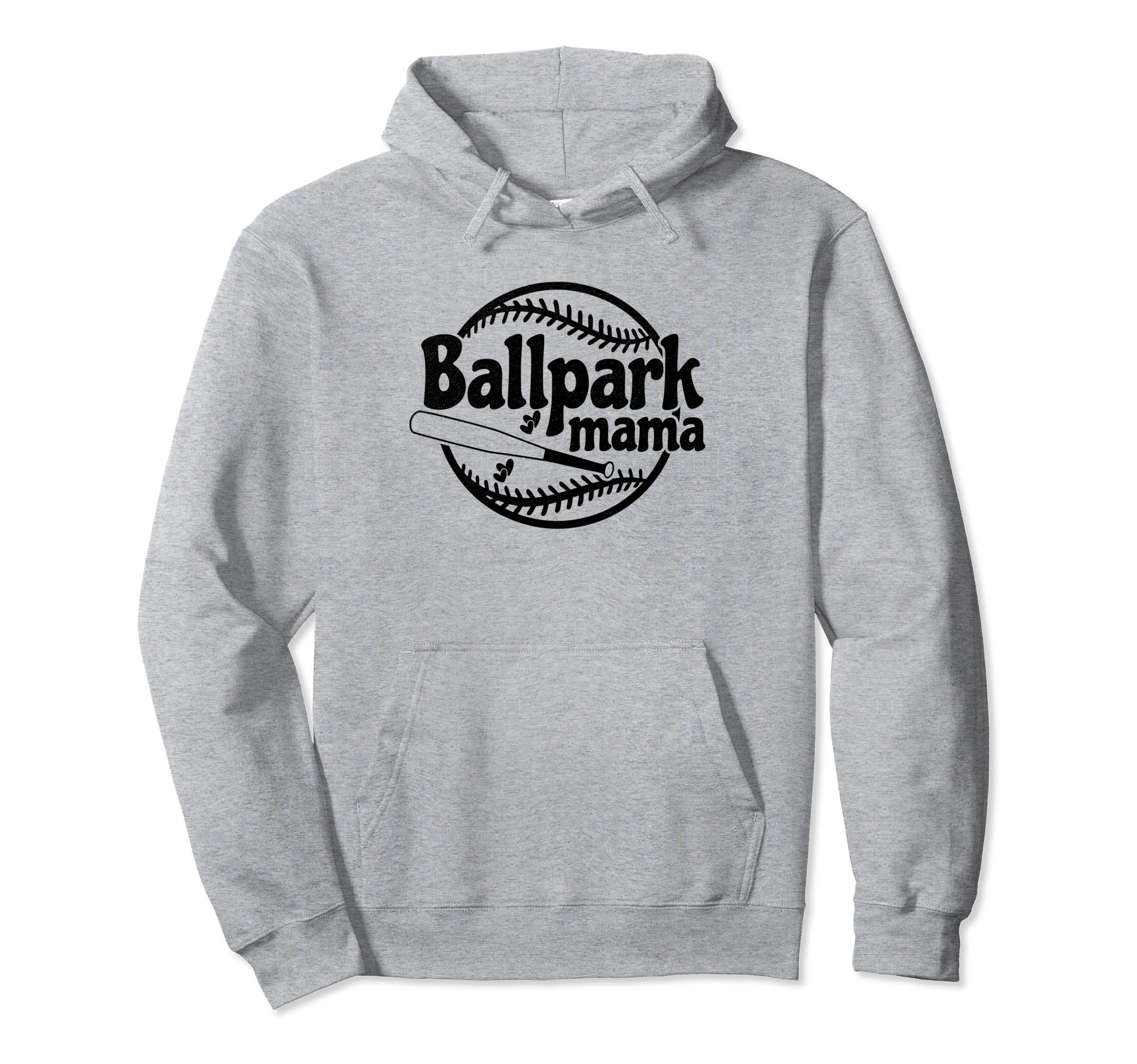 Funny Baseball Ballpark Mama Hoodie - Custom Art Print Unisex - T-Shirt, Sweatshirt, Hoodie