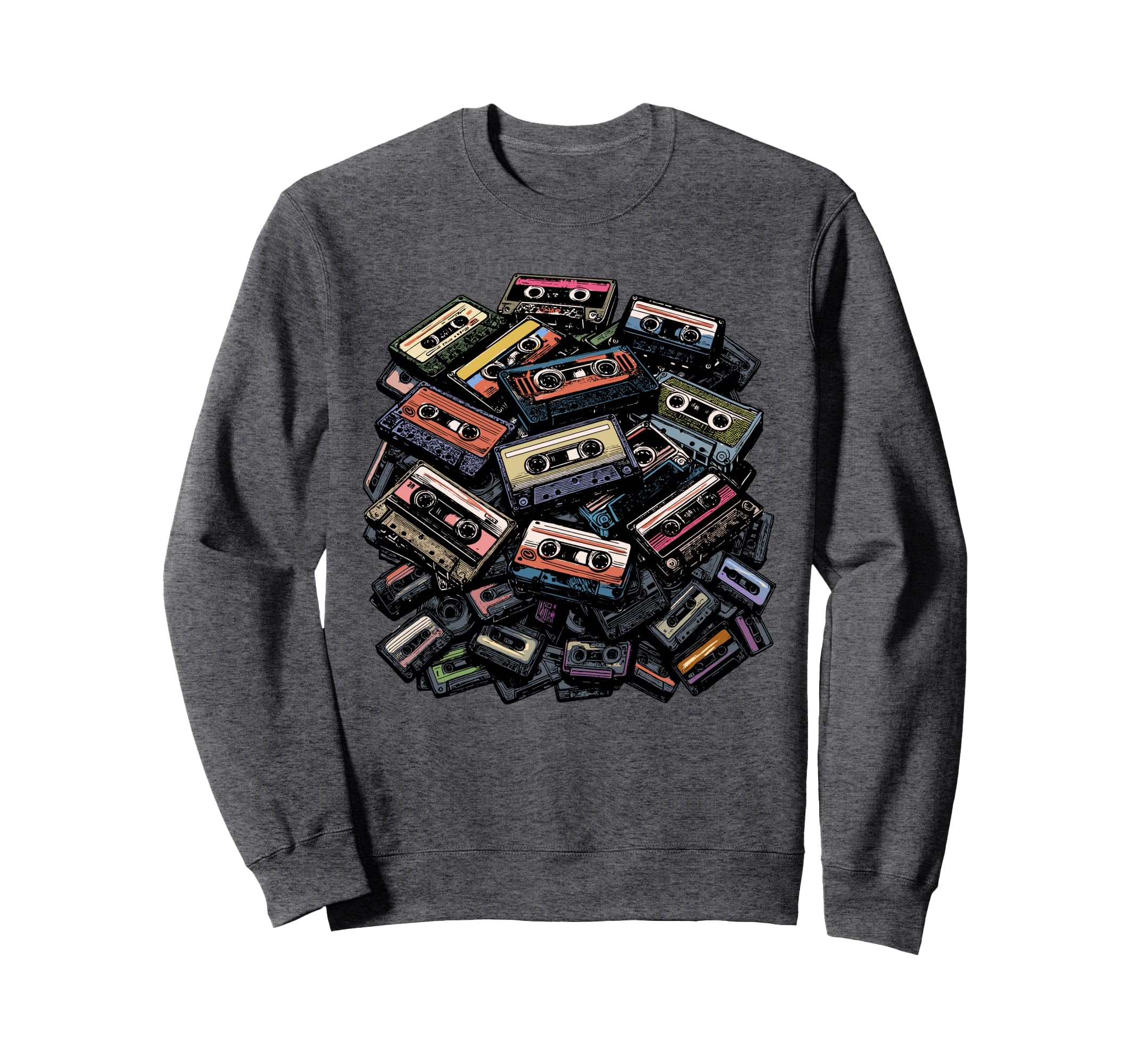 Mixtapes Cassette Tapes 1980S Sweatshirt - Custom Art Print Men Women - T-Shirt, Sweatshirt, Hoodie
